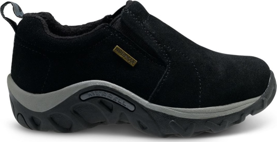 メレル ブラック ビッグ キッズ ジャングル モック フロスティ ウォータープルーフ