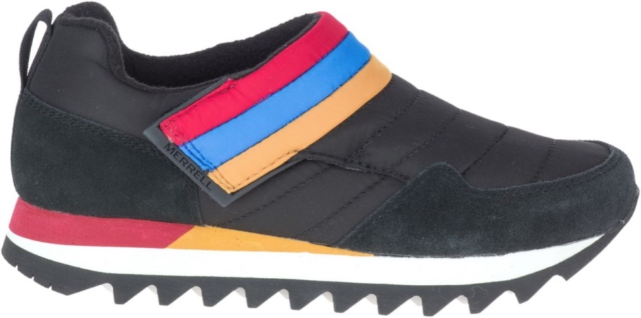 レディース アルパイン モック ストラップ ポーラー レトロ ブラック メレル