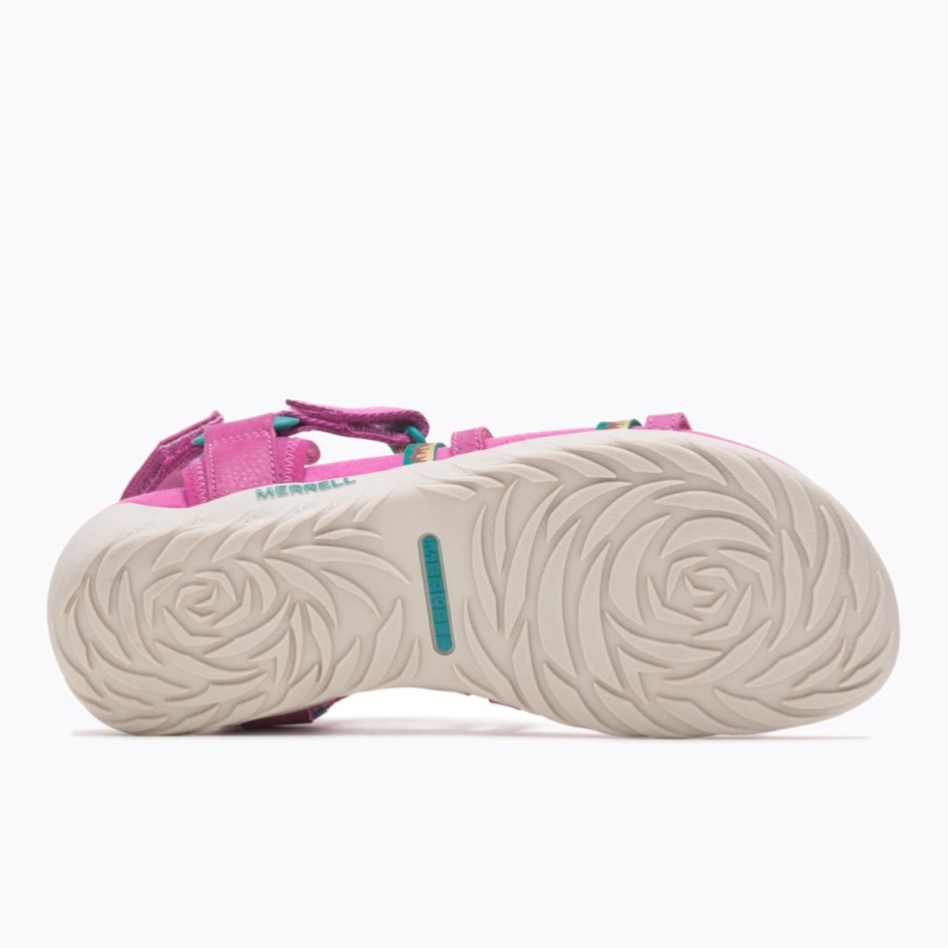 メレル レディース テラン 3 クッシュ ラティス フューシャ